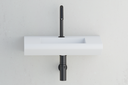 Plan vasque PMR monobloc COCODY de 600 mm