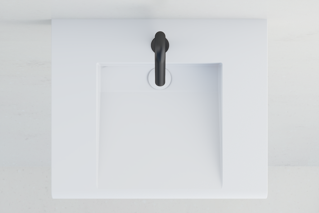 Plan vasque PMR monobloc COCODY de 600 mm