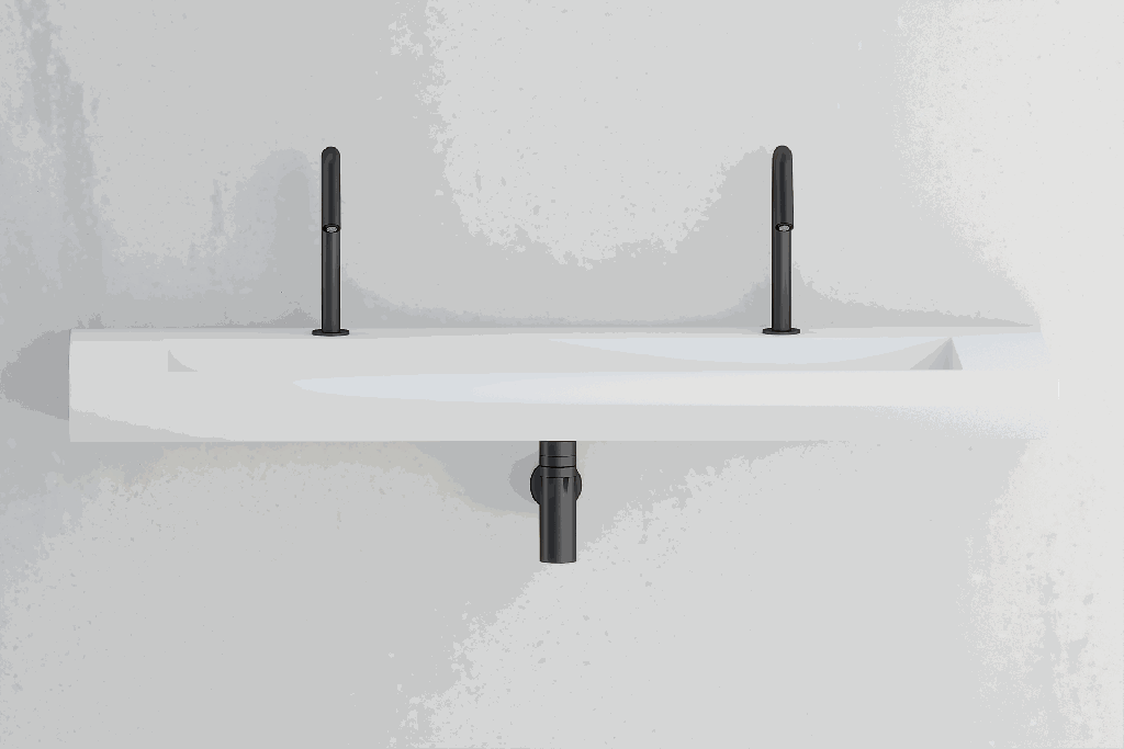 Plan vasque PMR monobloc COCODY de 1300 mm