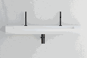 Plan vasque PMR monobloc COCODY de 1300 mm