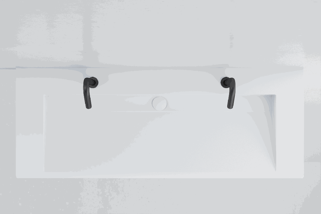 Plan vasque PMR monobloc COCODY de 1300 mm