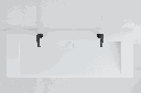 Plan vasque PMR monobloc COCODY de 1300 mm