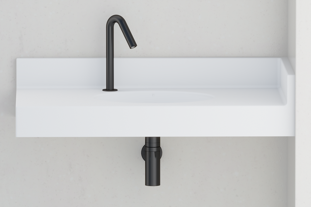 Plan Vasque d'angle NOVO monobloc PMR