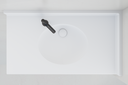 Plan Vasque d'angle NOVO monobloc PMR