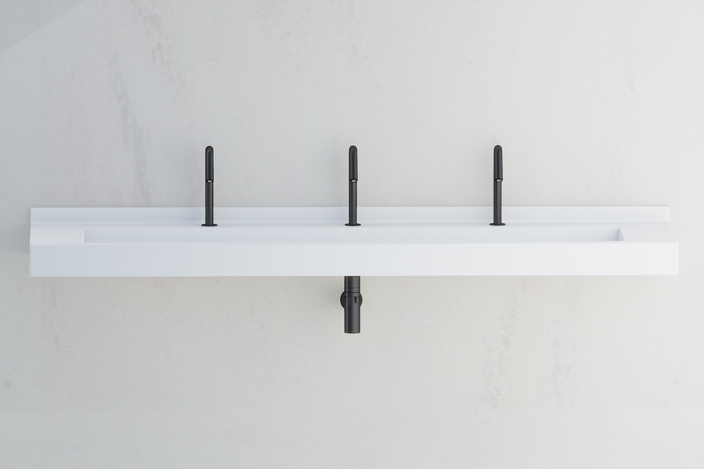 Plan vasque PMR monobloc ALCA 2000 mm