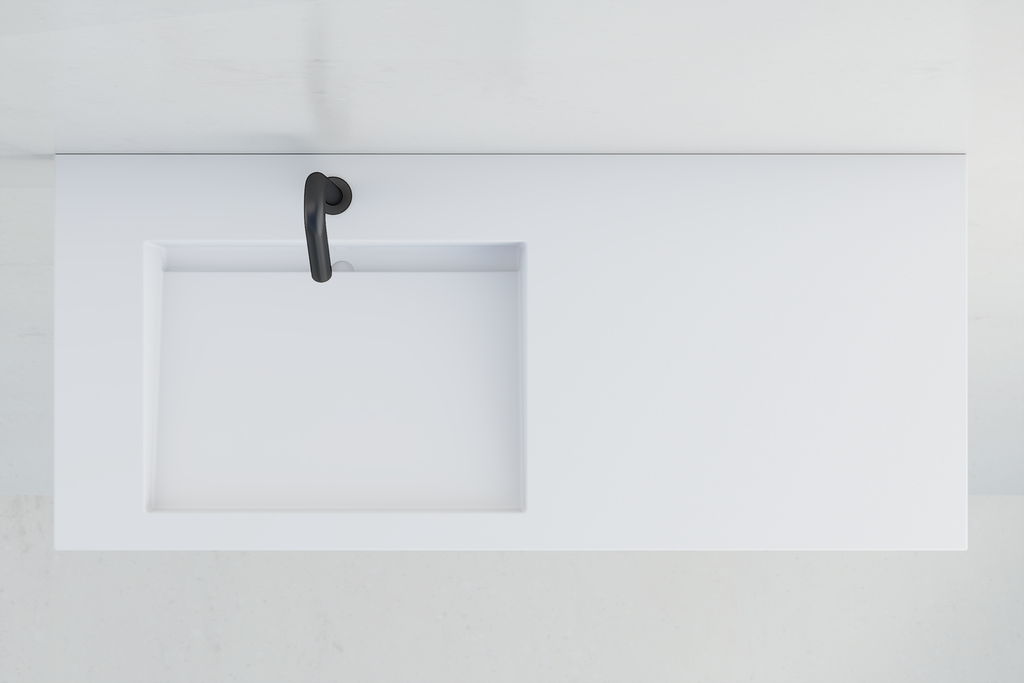 Plan vasque monobloc LIVEA 1200 mm