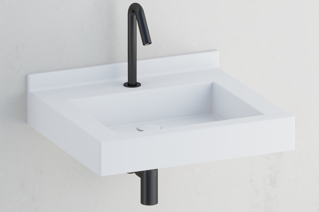 Plan vasque PMR monobloc ALCA 600 mm