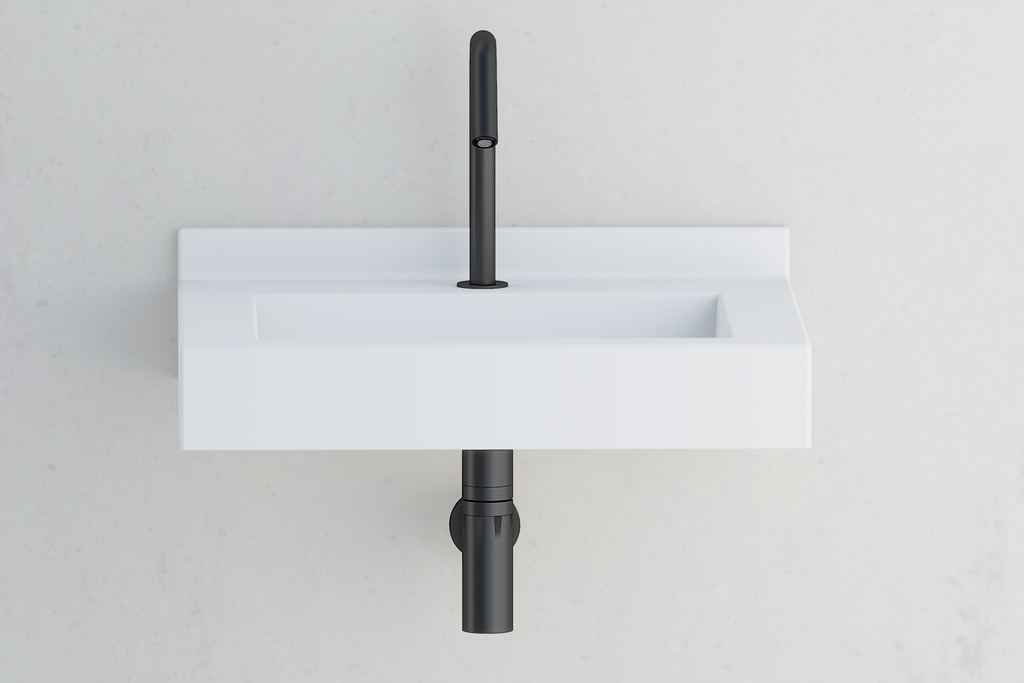 Plan vasque PMR monobloc ALCA 600 mm