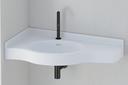 Plan Vasque d'angle ALMO monobloc PMR