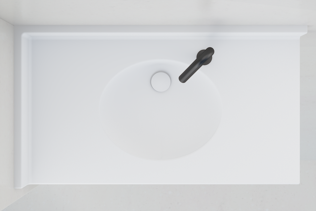 Plan Vasque d'angle NOVO monobloc PMR