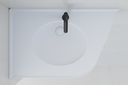 Plan vasque monobloc PMR en angle MX790 (MRA33)