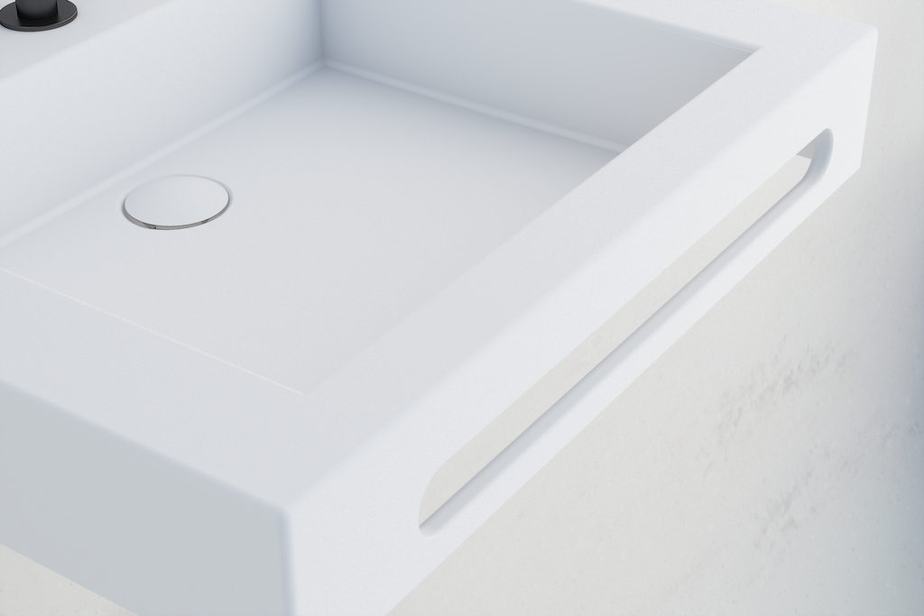 Option porte-serviette usiné