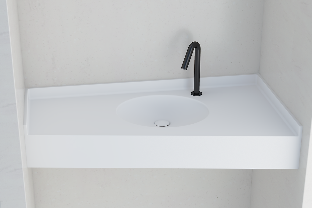 Plan vasque Monobloc PMR MX1070