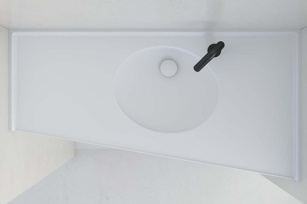 Plan vasque Monobloc PMR MX1070