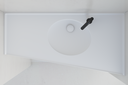 Plan vasque Monobloc PMR MX1070