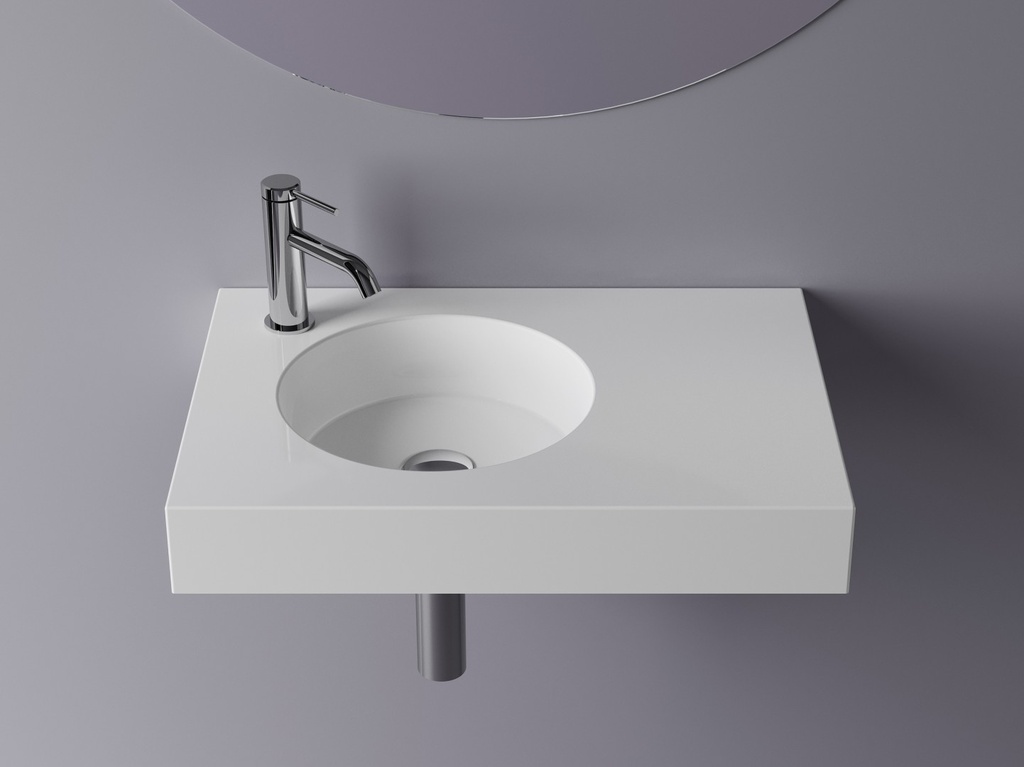 Plan sur mesure avec vasque ronde