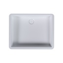 Vasque blanche rectangle Solid Surface SDB - VR450