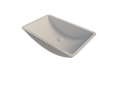 Vasque rectangle blanche en Solid Surface SDB - VDM550
