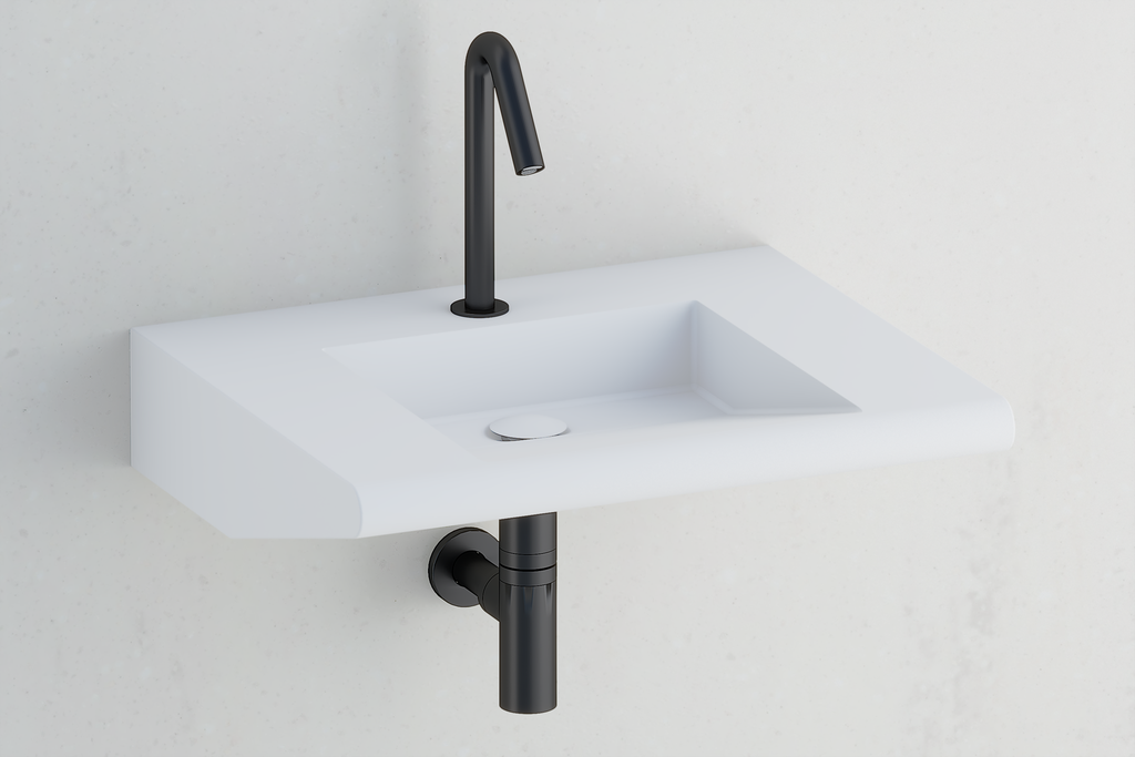 Plan vasque PMR monobloc COCODY de 600 mm