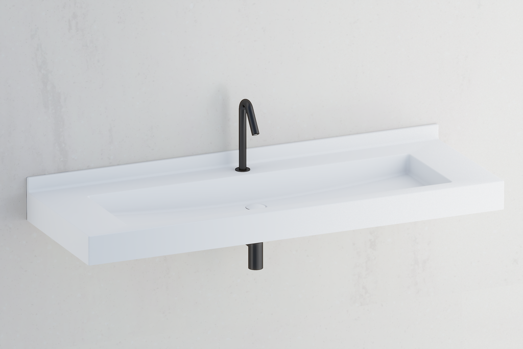 Plan vasque PMR monobloc ALCA 1500 mm