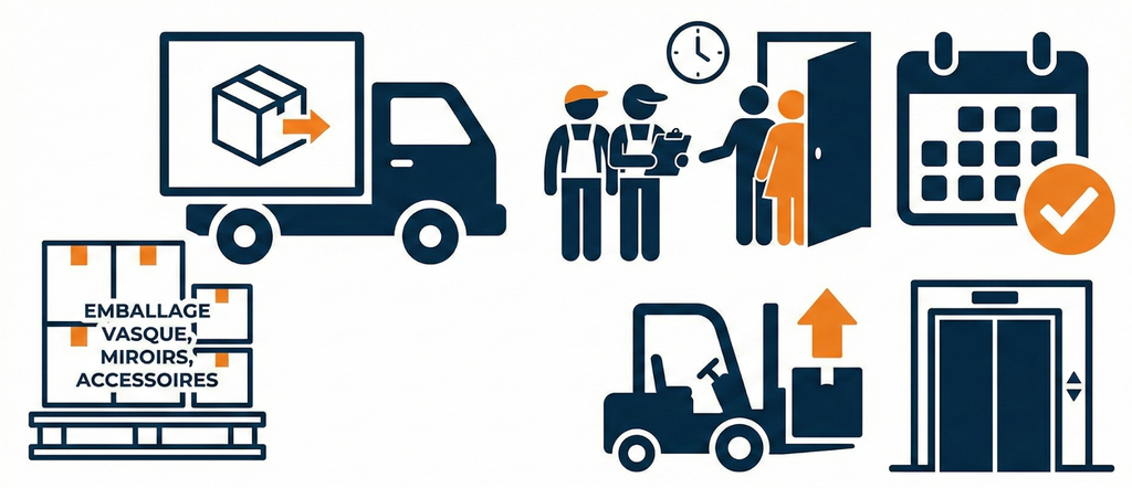 LIVRAISON SUR CHANTIER