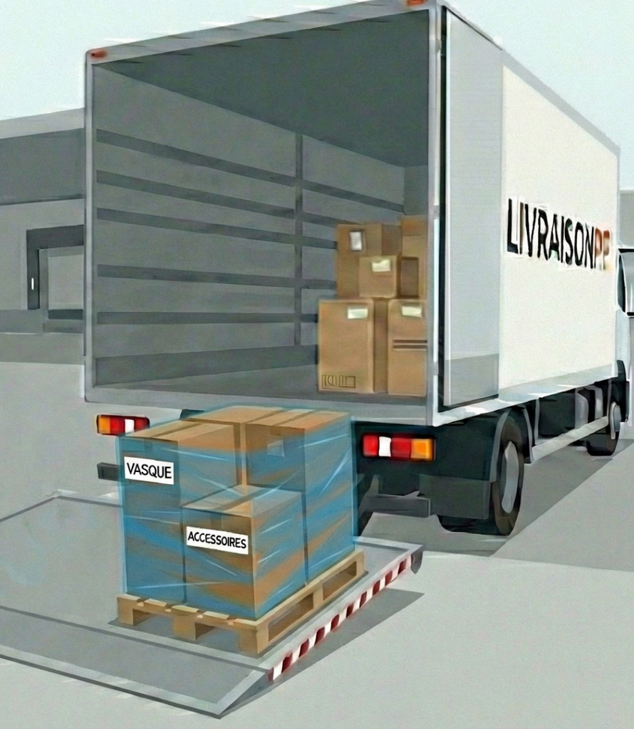 LIVRAISON STANDARD AVEC HAYON