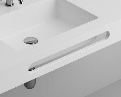 Option porte-serviette usiné