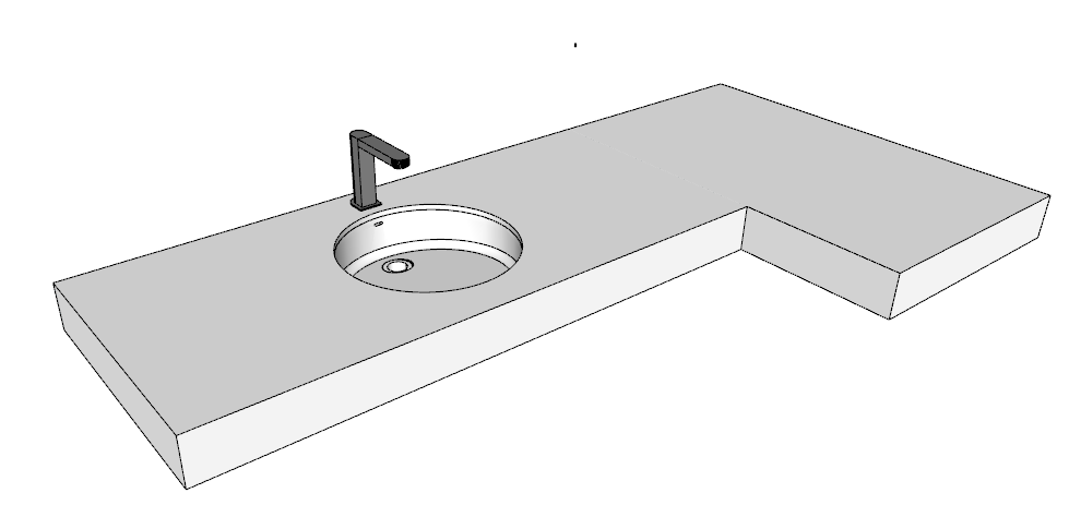 Plan Nurserie avec vasque
