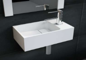 Lave-mains Neon en Solid Surface