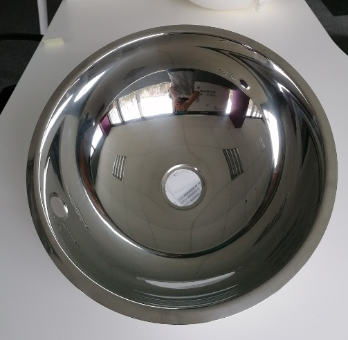 Evier acier inox rond Ø385 x 140 mm 5t0p1