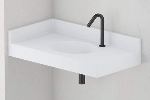 Plan Vasque d'angle NOVO monobloc PMR